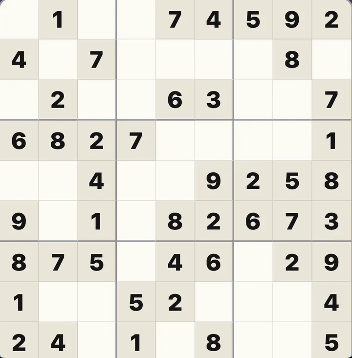 Start SudoSketch from this beginner Sudoku puzzle preview